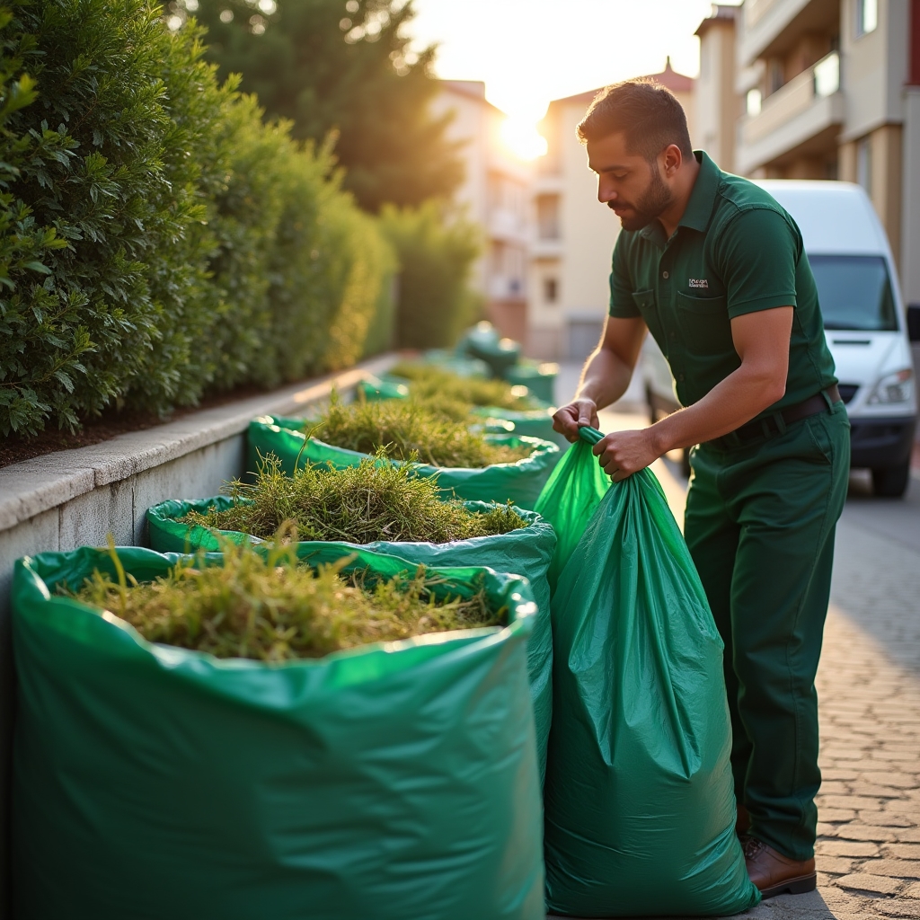 Raccolta e smaltimento di rifiuti verdi da manutenzione del verde condominiale